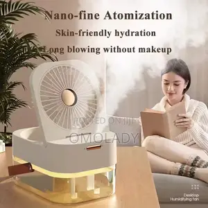 Dual Spray Night Light Spray Humidifier With Conditioner Fan