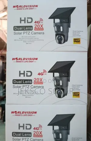 HD Dual Lens Solar PTZ Camera 4G