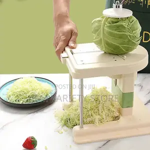 Manual-Cranked Stainless Steel Cabbage Cutter)