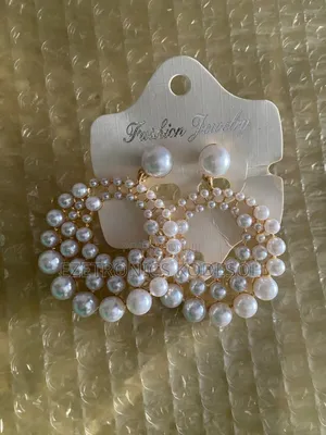 Elegant Faux Pearl Dangle Earrings