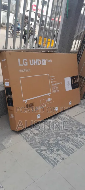 Brand New LG 100" Android Smart Tv>Bluetooth>Flameless>