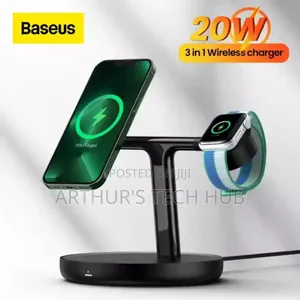 Baseus Swan 3 in 1 20W Wireless Magnetic Charger