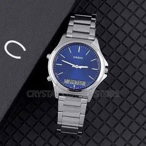 Casio Authentic Digital/Analog Chain Strap Wristwatch
