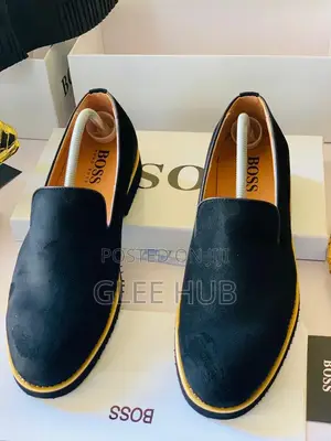 Boss Suede Flat Shoes