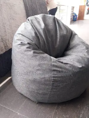 Washable Grey Beanbag Sofa Office Home