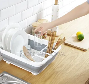 Collapsible Silicon Mini Plate Rack