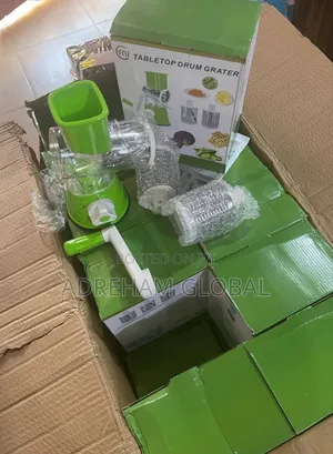 Quality Table Top Drum Grater/Slicer/Cutter/Shredder New