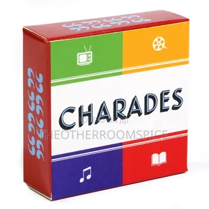 Mini Charades Adult Family Party 50pc Fun Card Game