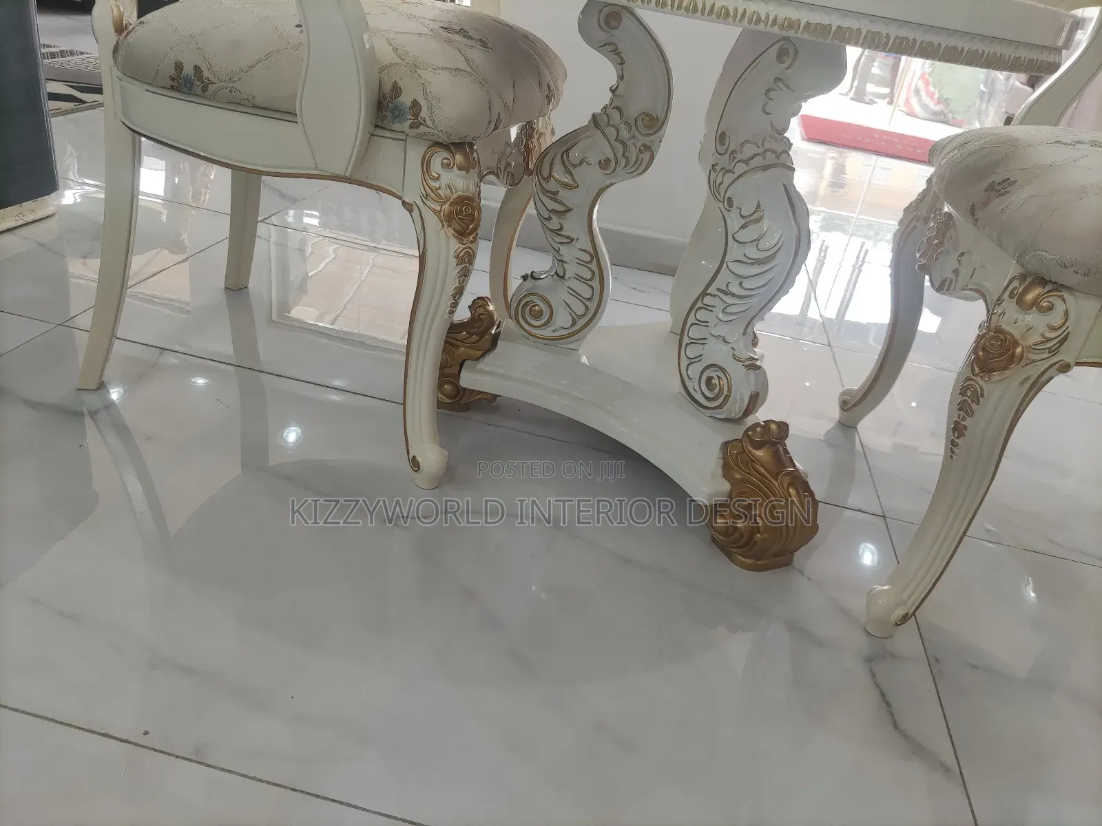 Imported Royal Console Table Set