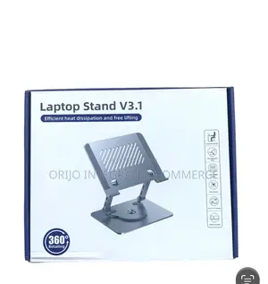 360 Degrees Rotational Metal Laptop Stand for 20-17 Inches