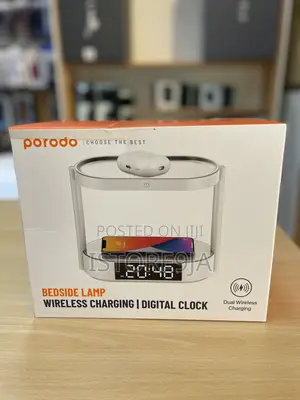 Beside Lamp Wireless Charging | Digital Clock
