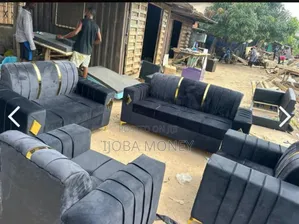 Complete Set of Sofa Made With Fabric