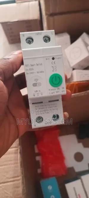 2 Pole Tuya Wi-Fi Smart Energy Meter Monitoring Breaker