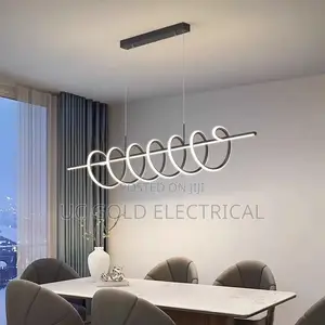 Modern Creative Spiral LED Pendant Light