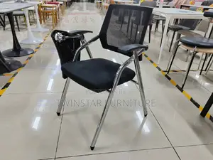 Modern Office Training Chair With Writting Pad.