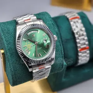 Rolex Daydate Oyster Perpetual Green Dial Silver/Rose Gold