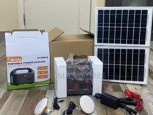Power Station With Solar Panel