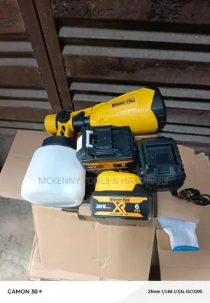 HVLP Paint Sprayer for Dewalt 20V Max Battery - Cordless