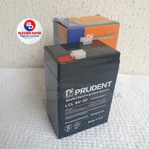 Prudent 6V 5ah/20hrt Rechargeable Fan Battery