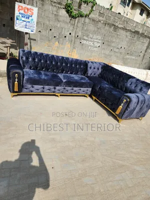 Brand New Padded L-Shaped Sofa Chair.