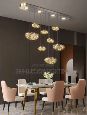 12 / 8 Dropping Glass Chandelier