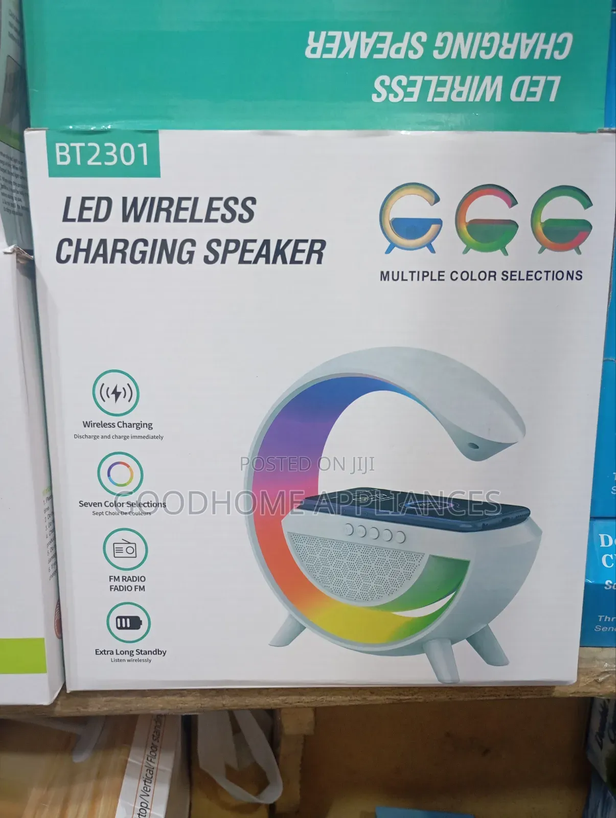 LED Wireless Charging Speaker