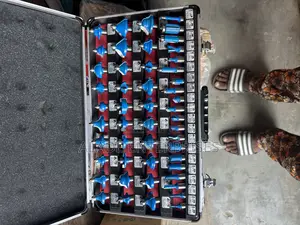 High Quality 50PCS Router Bit Set in Aluminum Box for Wood