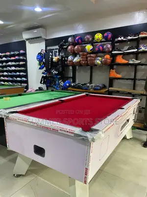 Red Top and White Body Marble Snooker