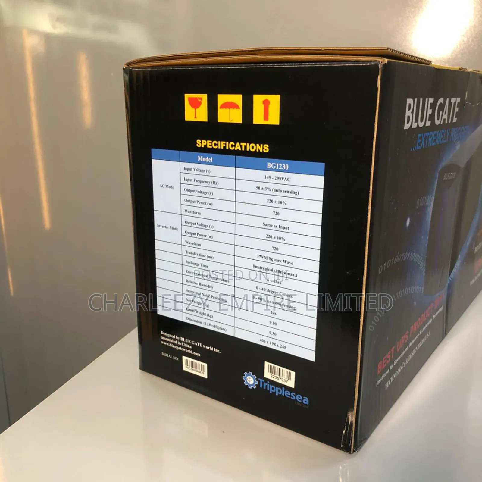 Bluegate Ups