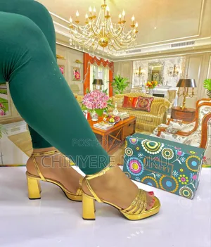 Block Heel Sandals Shoes