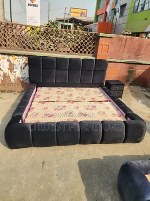 Luxury 6by6 Bed With Two Step Drawers