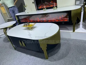 Tv Fire Place Wit Centre Table