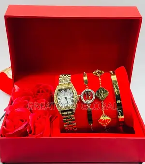CARTIER Wristwatch Set for Women With Bracelet and EXACT BOX