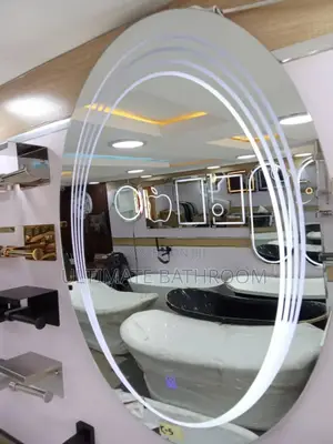 80x60 Multiple Lines Bathroom Mirror