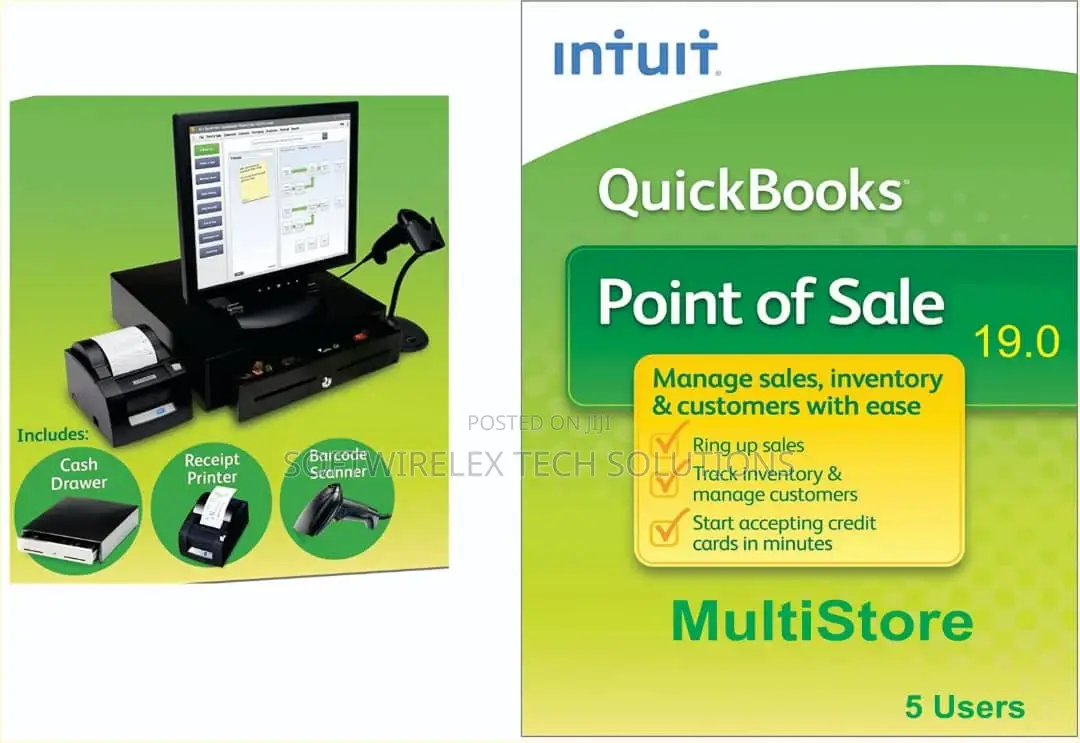 Quickbooks Pos 18 (Point of Sales) 5 Users