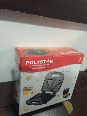 Durable and Sleek Polystar Sandwich Maker - Ready to Use!