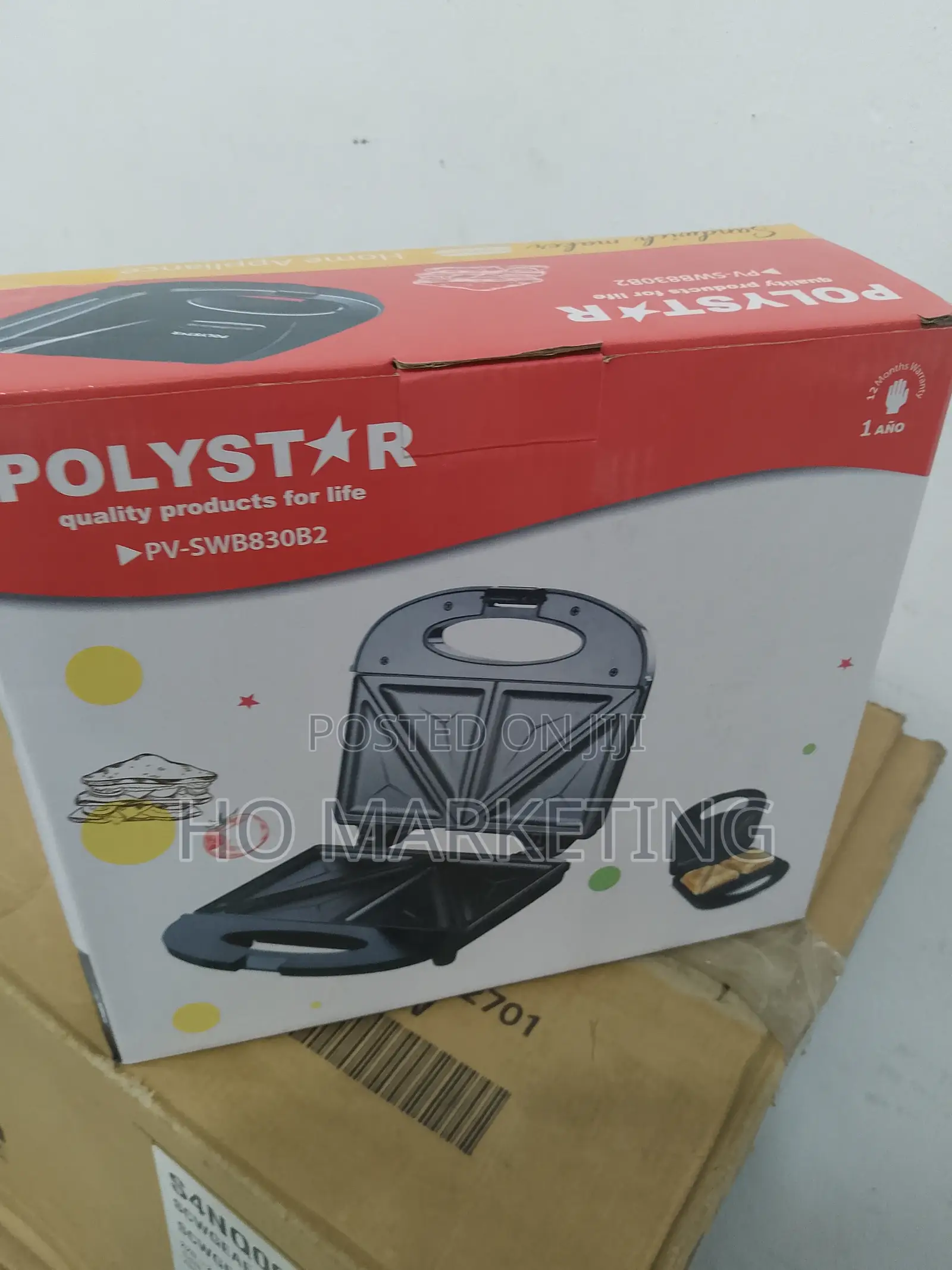 Polystar Compact Efficient Sandwich Maker