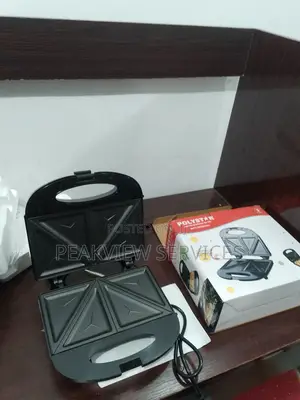 2 Slice Polystar Sandwich Maker With Non - Stick Plates!