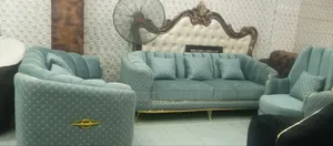 Elegant Tea Blue Sofa