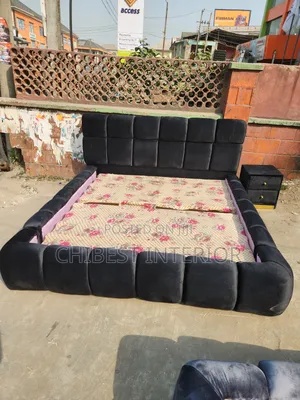 Standard 6by6 Padded Bed Frame