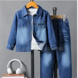 Denim Outfit Set for Kiddies.