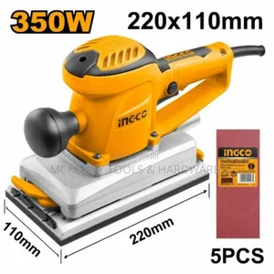 Ingco FS35028 Finishing Sander - 350W, 11000rpm, Aluminum Bs