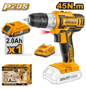 Ingco CDLI20024
Cordless Drill
Voltage:20V