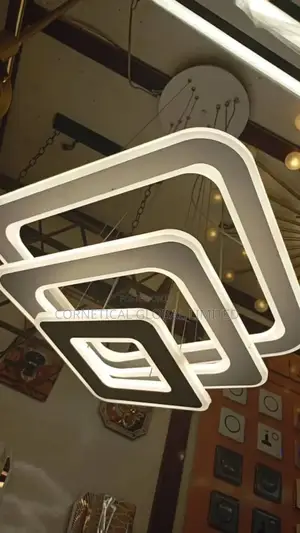 Modern Rectangular Quality Led Chandelier Pendant Light