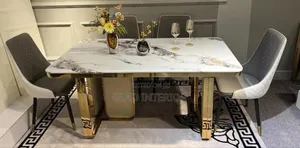 Marble Top Dining Table