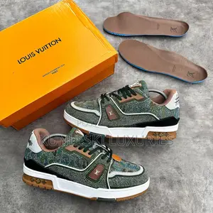 Original Louis Vuitton Sneakers Crystal Camouflage Sneakers