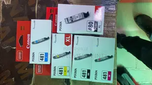Canon 480 Black/481 Ink Black Cartridge Magenta,Cyan Yellow
