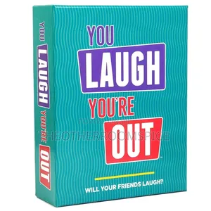 You Laugh, You Are Out Family Card Game