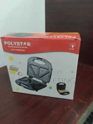 Polystar Working Surface Overheat Protection Sandwiich Maker
