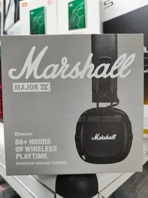 Marshall Major Iv on Ear Bluetooth Headphones, 80 HRS Play